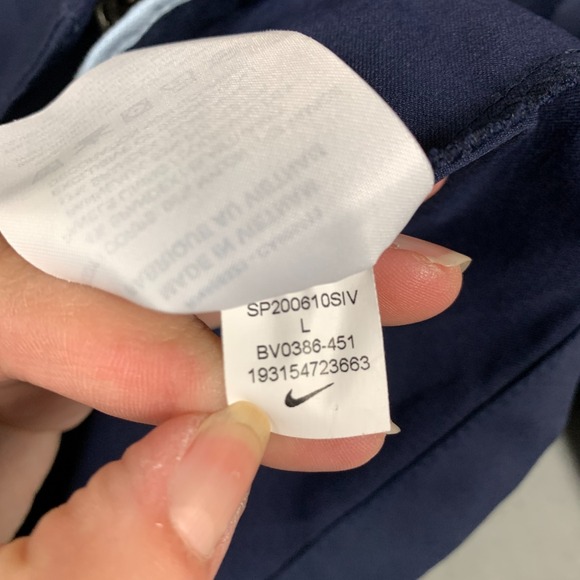 Nike Repel Player Jacket Men's Large Navy Full-Zip Golf Rain Standard BV0386-451 - Picture 7 of 10